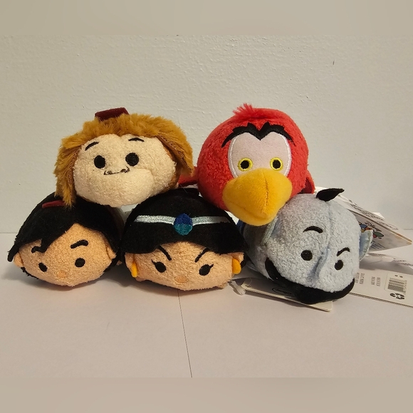 Disney Aladdin Tsum Tsum 5pcs NWT - Picture 1 of 2